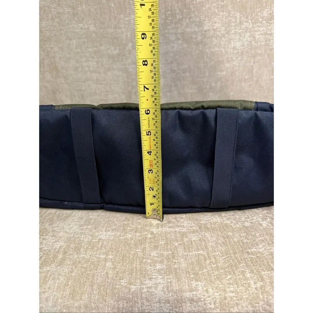 United By Blue Unisex Navy Blue Olive Green Pocket Heavy Duty Cairn Tote Bag